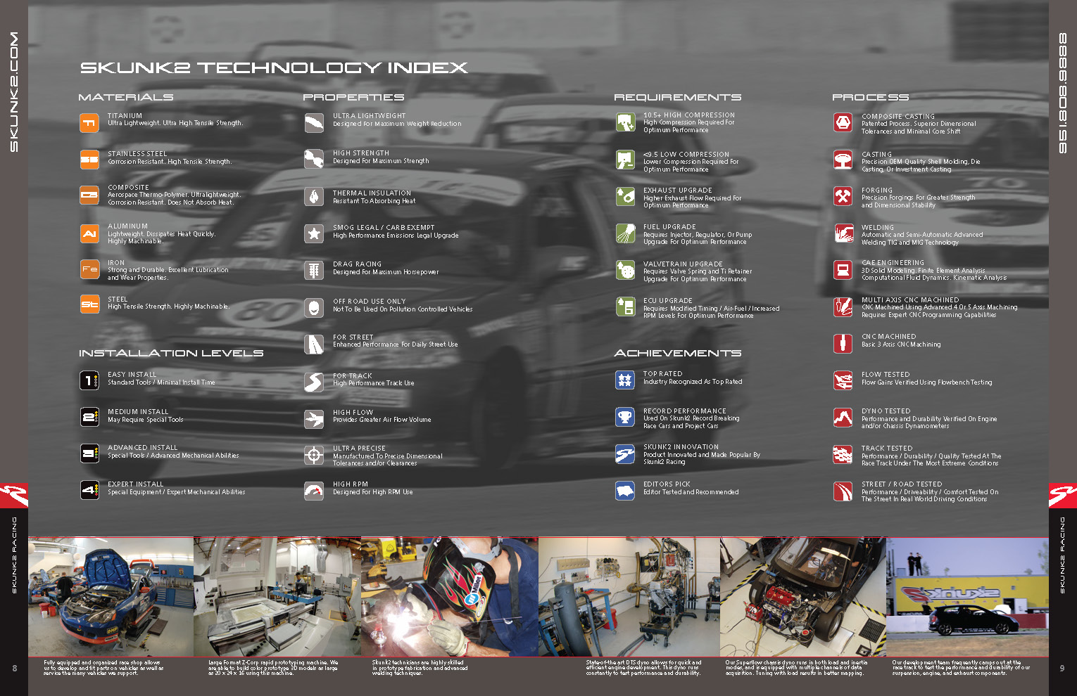 Racing Automotive OEM Catalog Designers