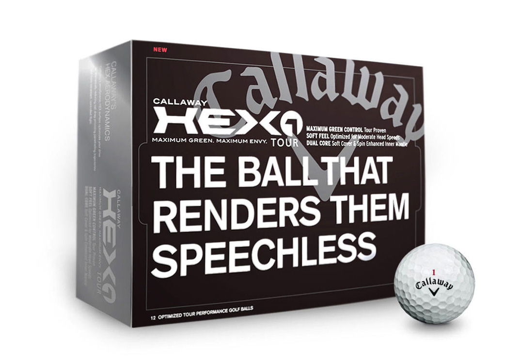 Callaway Golf Balls box packaging examples